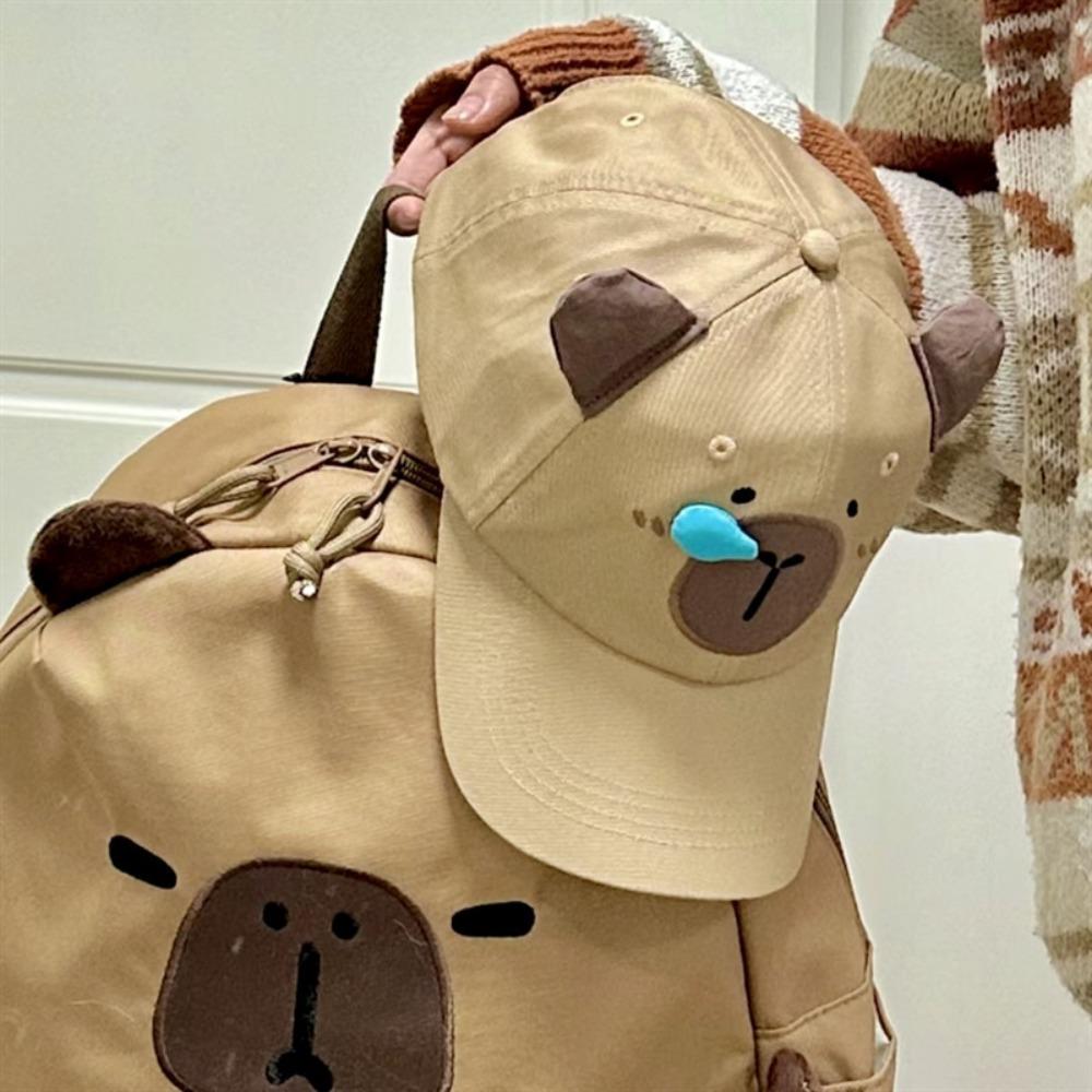 Capybara Runny Nose Fishing Cap Trendy Dad Hats Hot Sale Hip Hop Gorras Four Seasons