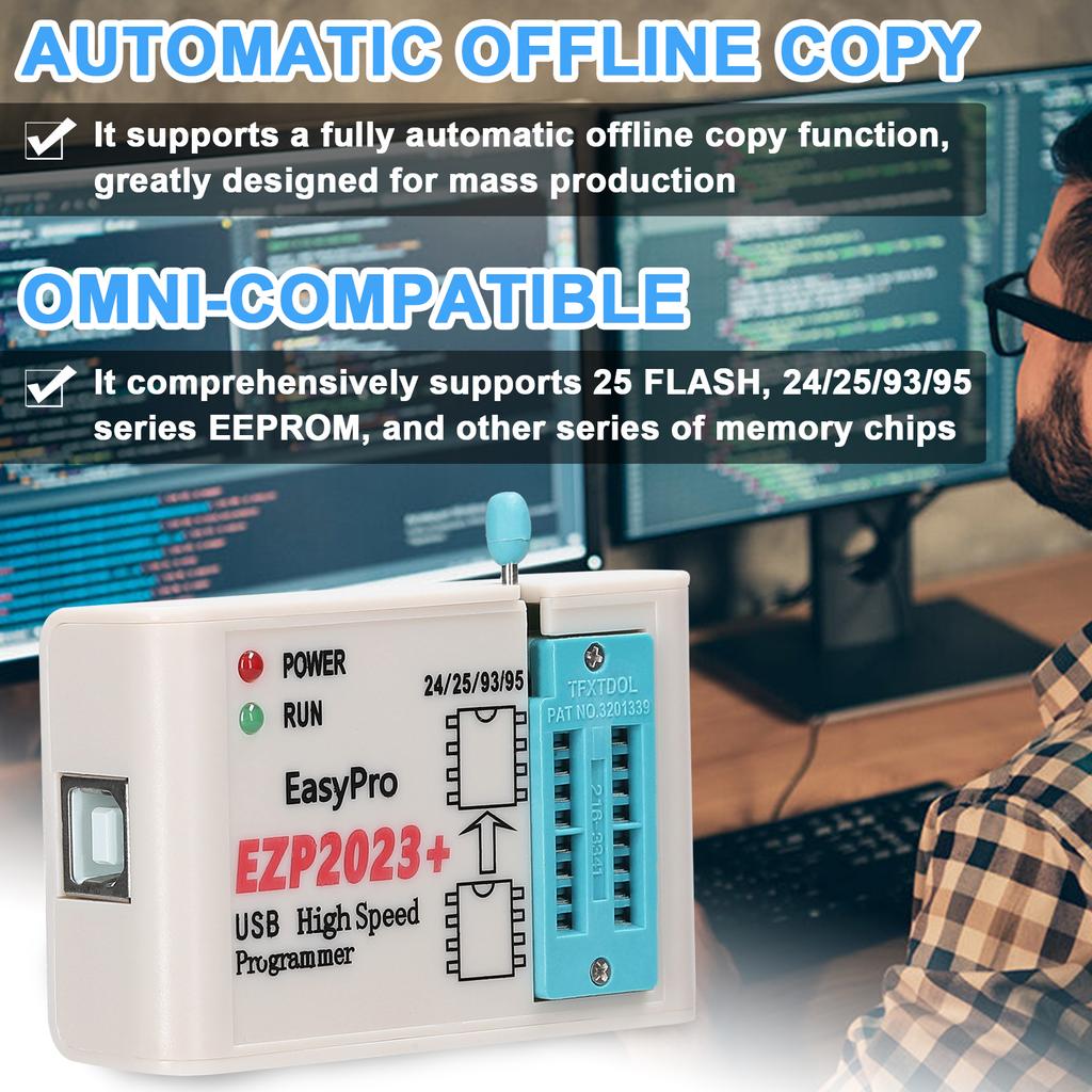 Hochgeschwindigkeits-Programmierer Haushaltsgeräte-Reparatur Produkt F&E Brenntest-Chip mit USB2.0-Schnittstelle Unterstützung PC-Software und Programmierer-Firmware-Upgrade
