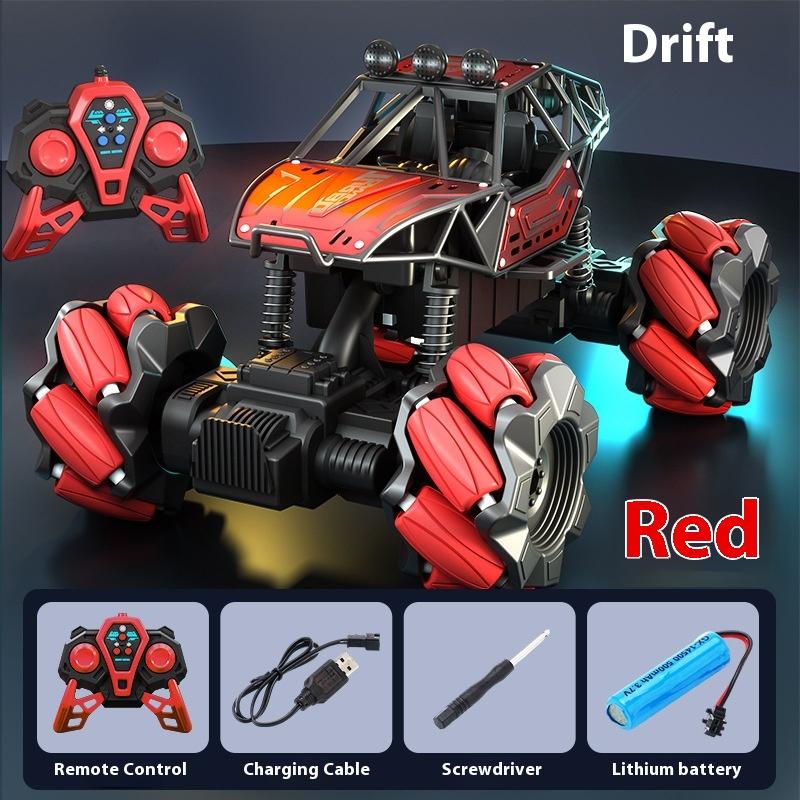 

Alloy Off-Road Remote Control Vehicle Four-Wheel Drive Drift Charging High-Speed Climbing Race Car Children S Toy Boy Gift червоний