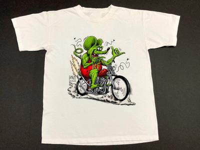 Ed Roth Rat Fink Kurzarm Baumwolle Geschenk Für Fan Weiß Alle Größen T-Shirt Tmb510