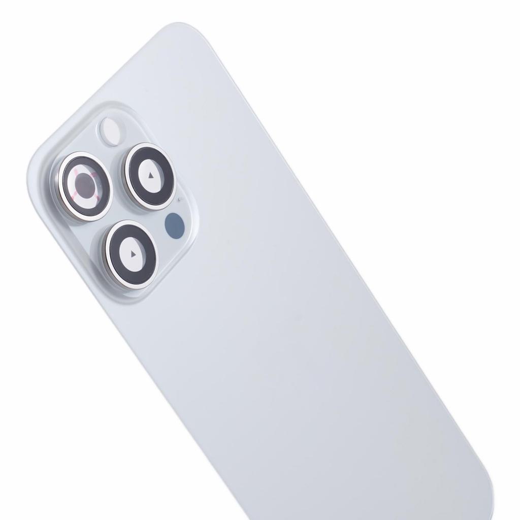 For iPhone 15 Pro Max Battery Housing with Bracket+Camera Lens Cover (Without Logo)