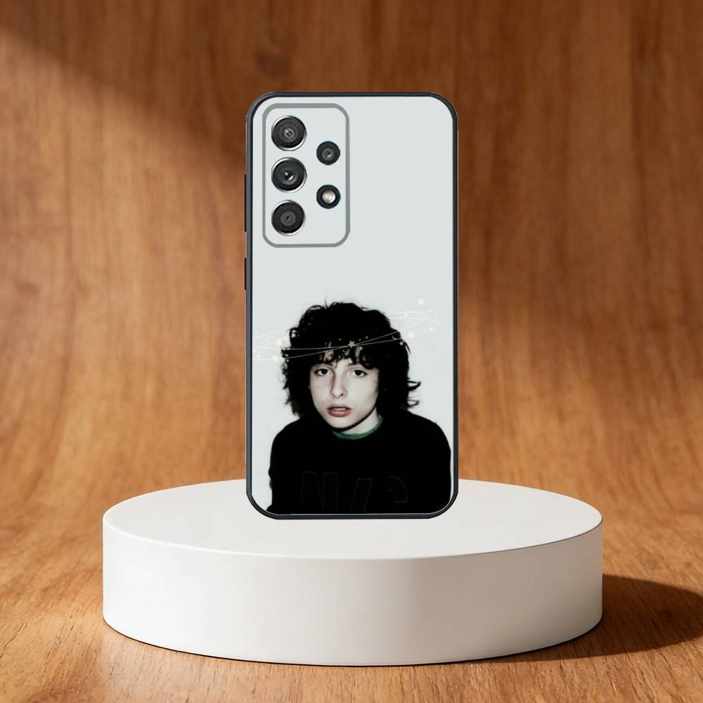 Actor Finn Wolfhard Phone Case For Samsung S25,S24,S21,S22,S23,S30,Ultra,S20,Plus,Fe,Note,10,9,5G Black Cover