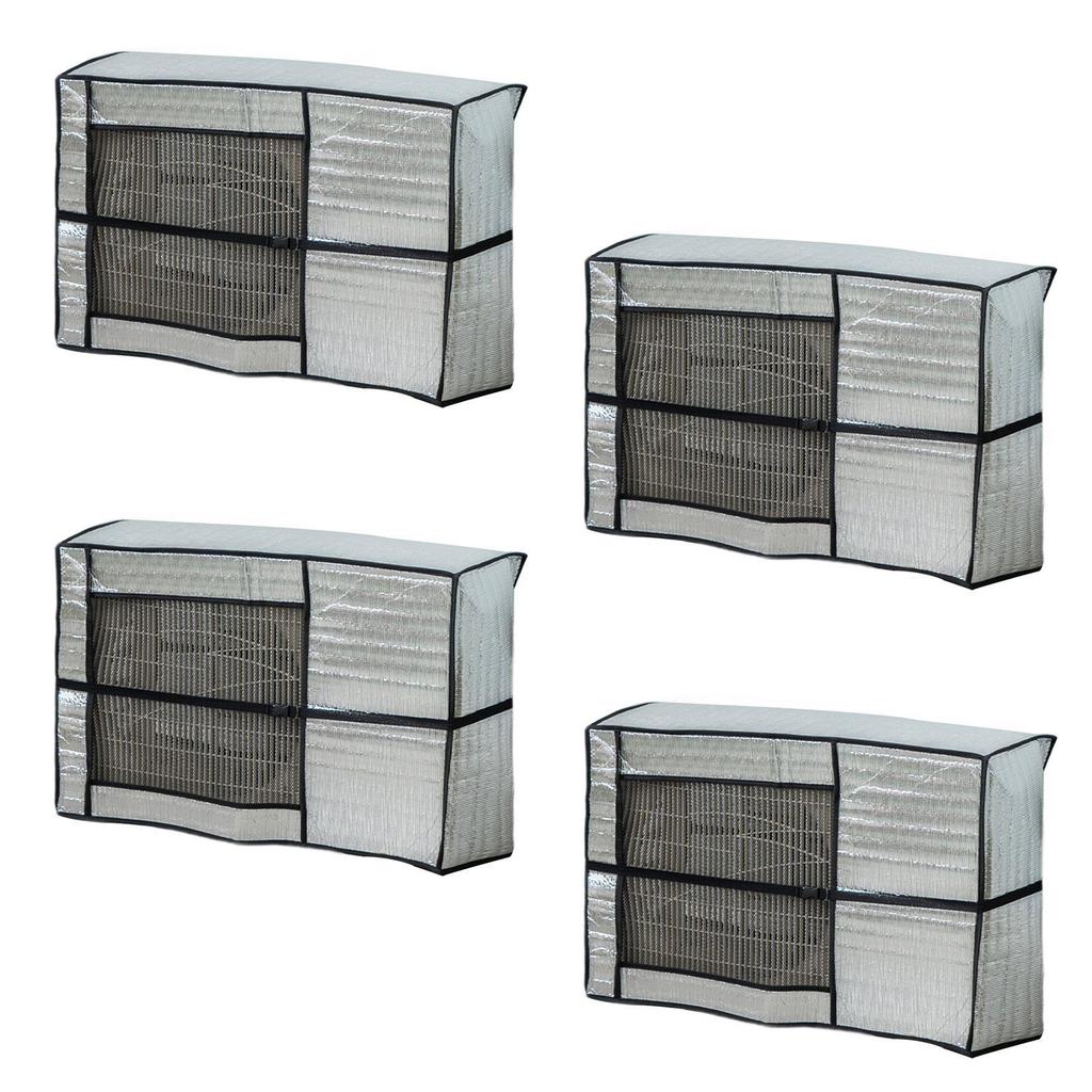 Window Air Conditioner Cover Outdoor Waterproof Protective Cover with Adjustable