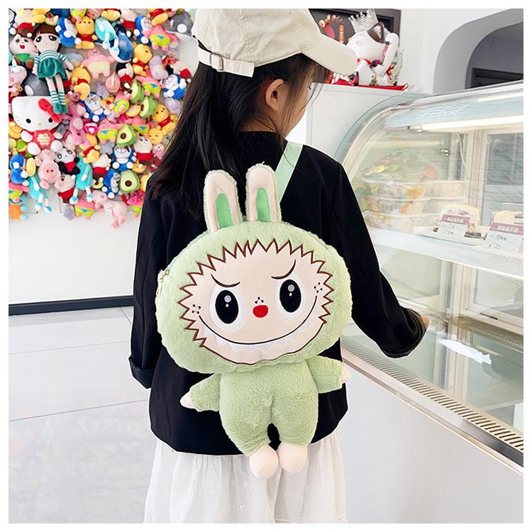 New Japanese Plush Two-dimensional Pain Bag Cute Pull Cloth Large Appetite Plush Pain Bag Shoulder Bag CLE
