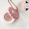 FlowersKnow Ciondolo Orsetto Dolce Ombretto Lunga Tenuta Portatile Decorazione Trucco