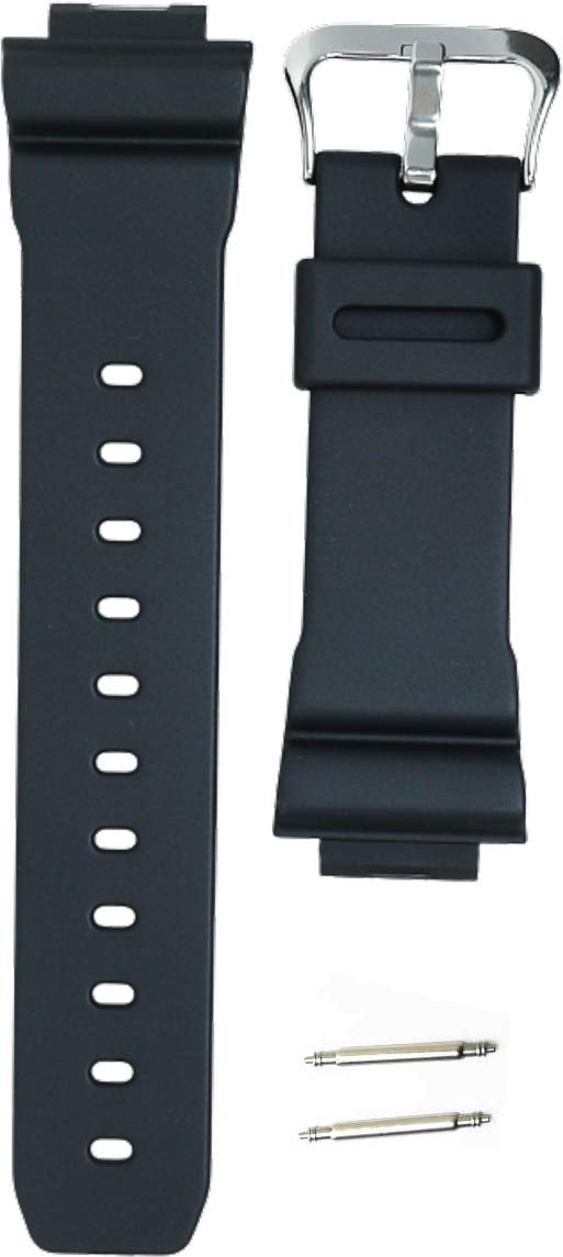 

Band spring bar included for [Casio] (belt) + DW-5600BBM, DW-5700BBM, DW-6900MMA, GW-B5600DC чёрный