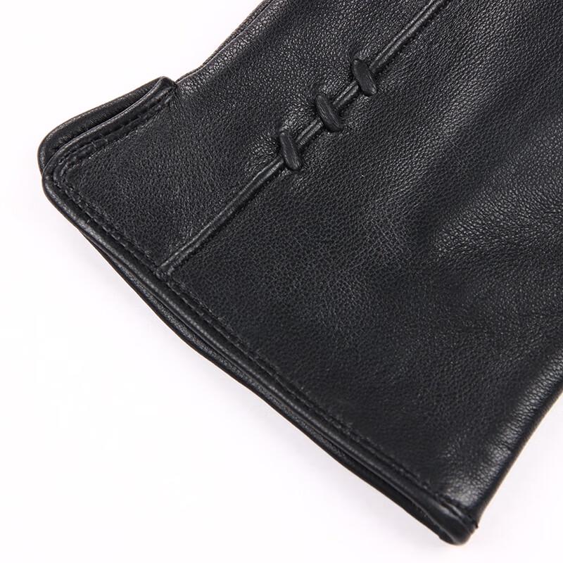 Hengyuanxiang Women's Sheepskin Winter Warm Gloves