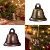 5pcs Vintage Retro Bell Ornaments 22/26/30/38mm Decoration Rustic Bells  for Christmas Tree