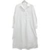 ebure White cotton twill shirt dress dress 36 whiteUsed
