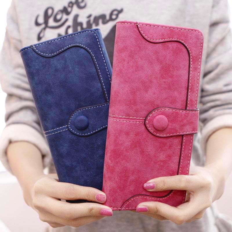 Women's Retro Large Capacity Multi-Card Slot Folding Clutch Wallet
