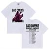 Bad Omens Do You Feel Love Tour T-Shirt für Damen und Herren Sommer Gothic Kleidung Mode Rundhals Kurzarm Top