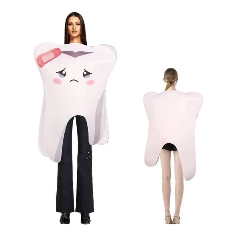 Teeth Cosplay Halloween Outfit Stage Performance Drama Costume Activity Party