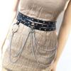 JK PU Leather Belt Extended Dress Waist Chain Fashion Women Waist Belt  Girls