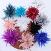 Piuma Fiore di Piuma Accessori Spilla Fai da Te Spille da Revers Fiore Vintage Accessori per Capelli