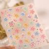 5D Graffiti Punk Nail Art Sticker Dark Star Skull Plaid Polka Dot Spiral Mini Circle Self-adhesive Manicure Decoration