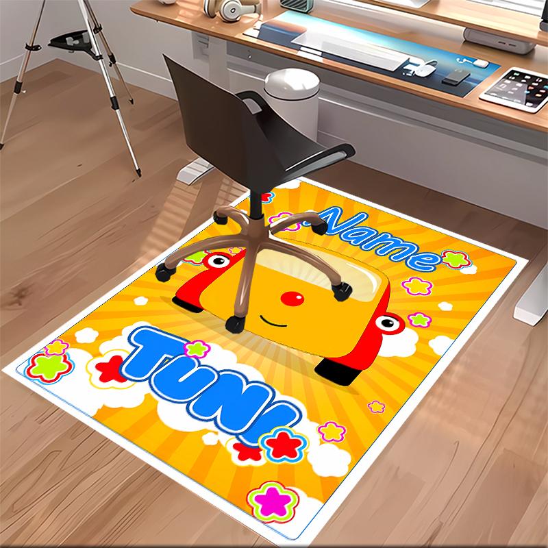 Custom Personalization Plim Plim Print Area Rug - Soft, Washable Non-Slip Indoor Mat,Living Room,Home&Office Decorative Rug
