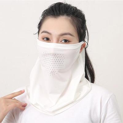 2025 Sunscreen Mask Neck UV Protection Face Cover Sunscreen Face Outdoor Comfortable Solid Color Cycling Sun Protection Hats