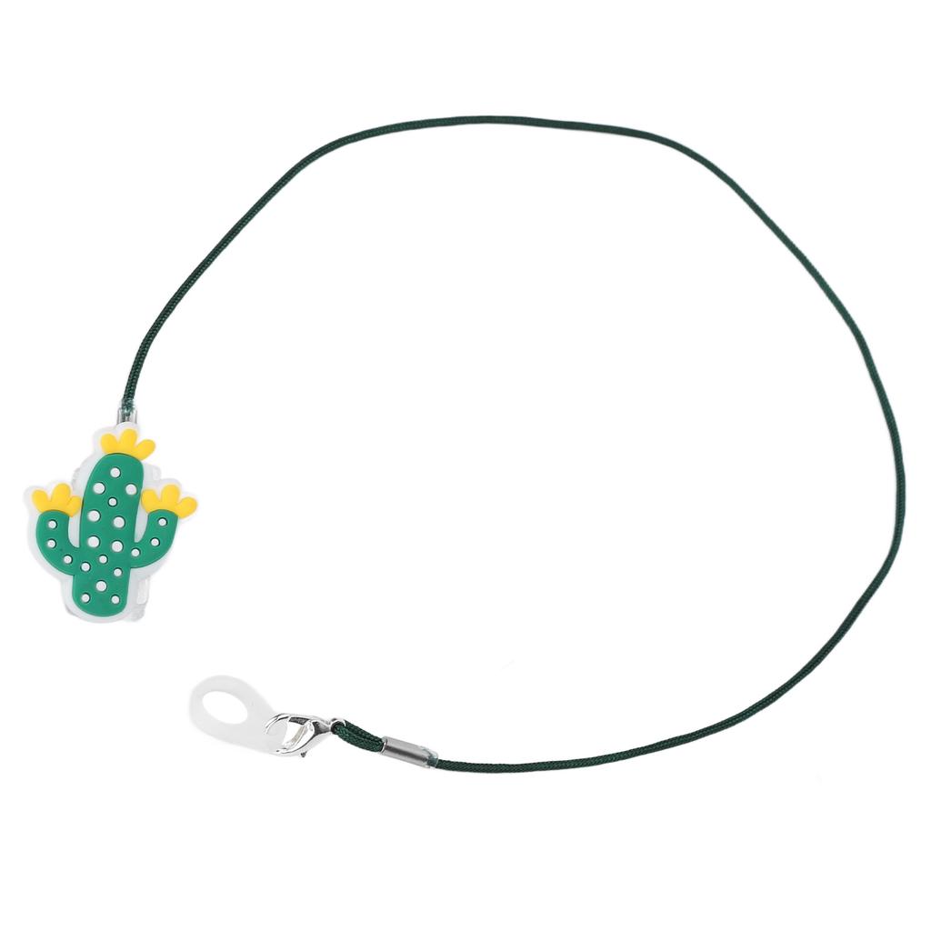 Hearing Aid Lanyard Elderly Children Lovely Cactus Pattern BTE Hearing Aid Clip Holder for Outdoor Activity