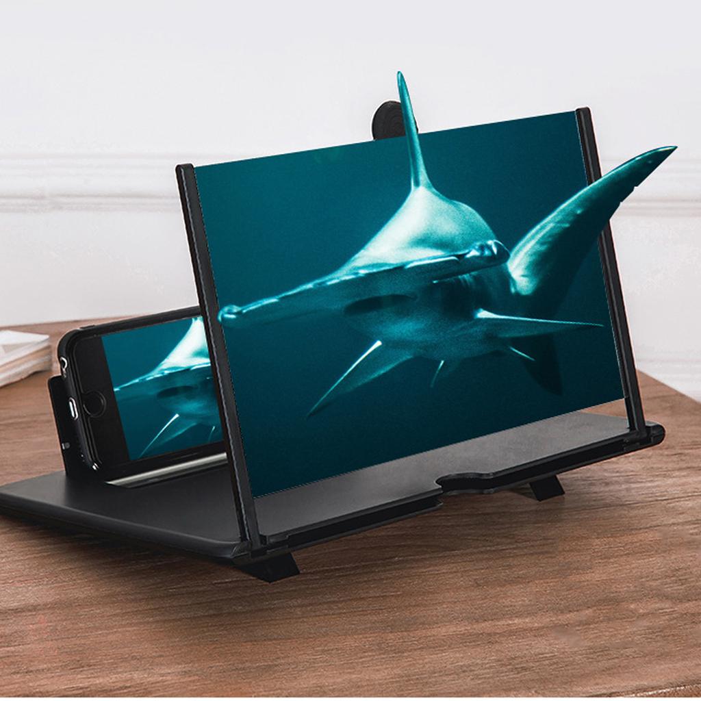 Mobile Phone Video Amplifier Cell Phone Screen Magnifier Enlarger Projector for Movies Gaming