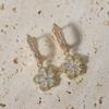 Luxury Flowers Dangle Earrings for Women Zirconia Earring Jewelry Wedding Party Accessories