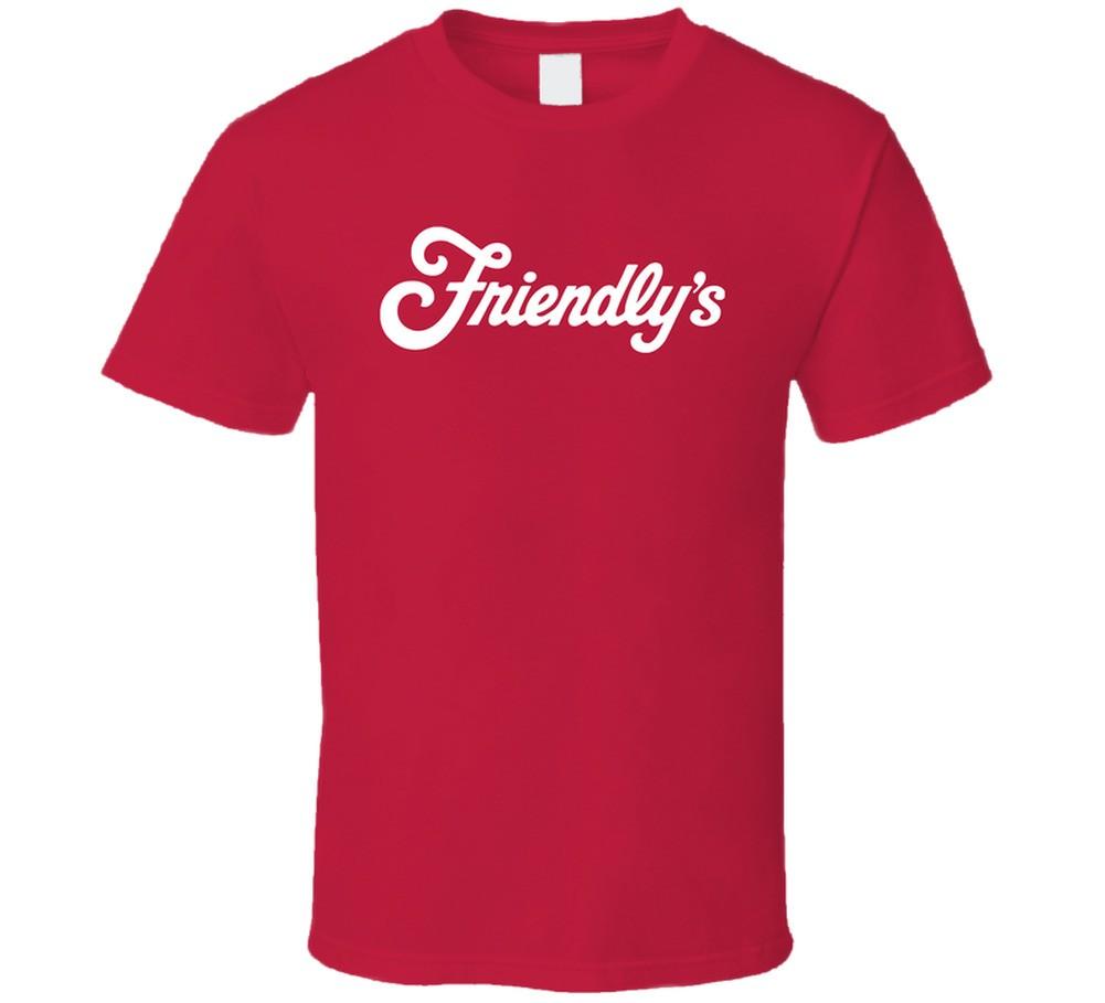Friendlys Ice Cream Logo Cool T Shirt Mens Womens Tees Top XL