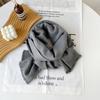 European and American fashion scarves Men's autumn and winter cotton scarves Warm decoration with coats Solid color scarves Wholesale