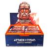 UniVersus Attack On Titan Battle for Humanity Booster Display, 24 Booster Packs (11 Cards Each), Deck Building Collectible Card Game