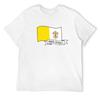 Proud Catholic: Banner and Vatican City Flag T-Shirt blue archive hippie clothes sublime plus size men clothing