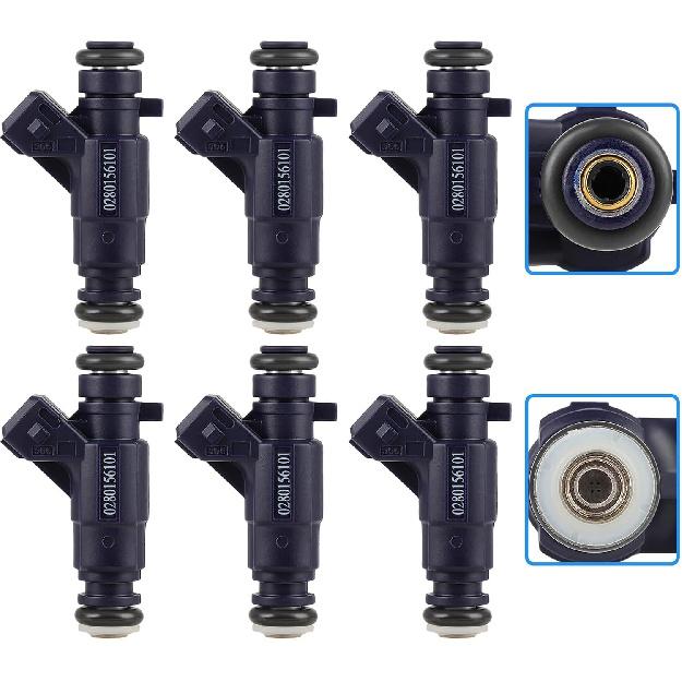 Fuel Injectors Set of 6 Fit for Porsche for Cayenne 2003-2006, 94860513002 94860513001