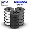 JAYO 3D PETG/PLA/PLA PLUS Printer Filament 1.75mm 5.5KG 100% No Bubble Non-Toxic 3D Printing Materials for 3D Printer&3D Pen