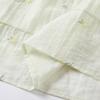 Women's French Floral Embroidered Puff Sleeve A-line Dress