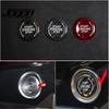 Real Carbon Fiber For Chevrolet C8 Corvette Z51 - Car Interior Engine Start Stop Button Cover Trim