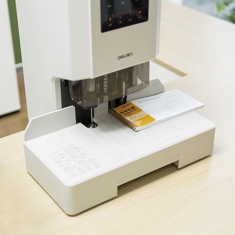 Deli Automatic Financial Document Binder CN plug (adapter included)