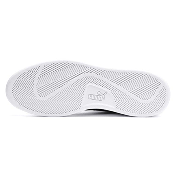 Puma Smash V2 Buck Casual Board Shoes Black/White 365160-07