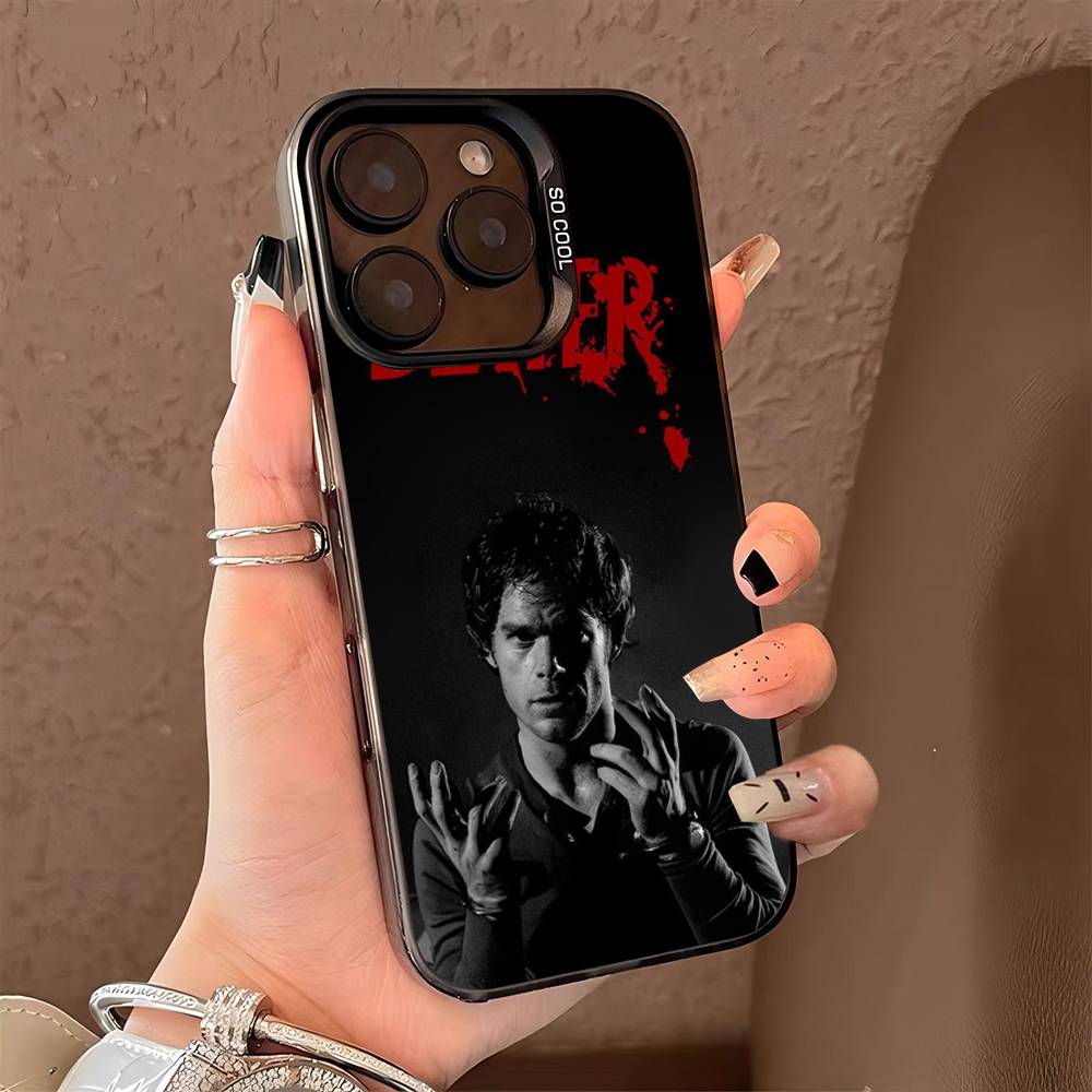 Dexter Morgan Phone Case For IPhone 17 16 15 14 13 12 11 Pro Max Plus Color Silver Cover