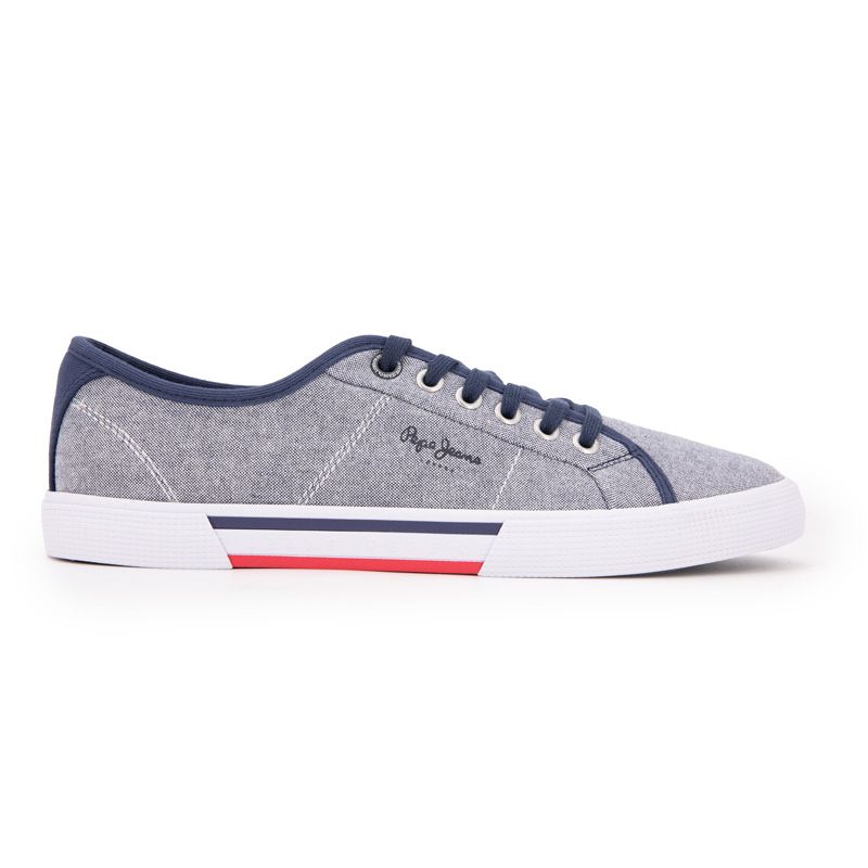 Baskets basses toile brady à lacets Homme PEPE JEANS