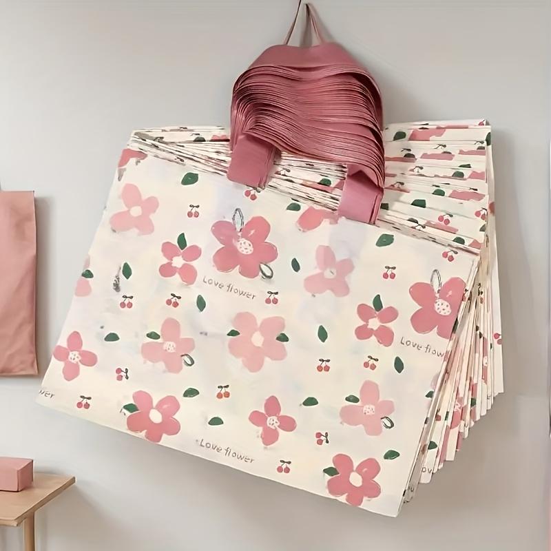 50 Stück Geschenktüten - Vielseitige Einkaufs- und Gastgeschenktüten für Hochzeiten, Geburtstage und mehr - Verdickte Plastiktüte Geschenktüte Einkaufstüte