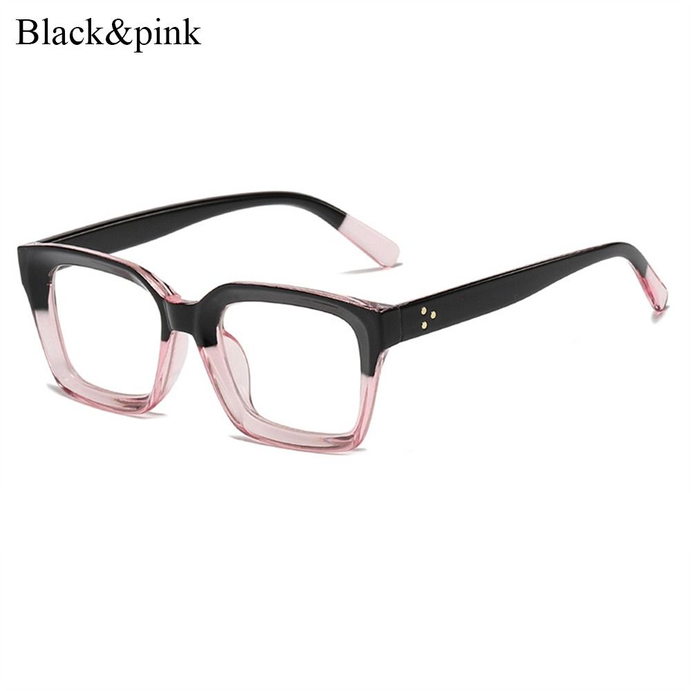 Fashion PC Anti-UV Blue Rays Glasses Ultra-light Solid Color Computer Goggles Square Flat Mirror Eyewear Women