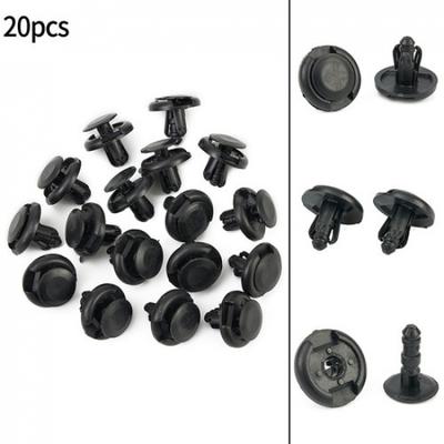 Car Plastic Trim Door Panel Retainer Clips Rivet Fastener Mud Flaps Push 20X