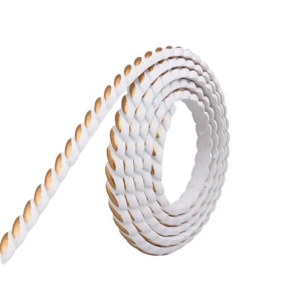 

1 шт. 1/2/3 метра DIY Декоративная Покрашиваемая Настенная Плинтусная Лента Самоклеящаяся Гибкая Молдинговая Отделка Снимай и Клей ПВХ Панельная Лента 1m белого золота