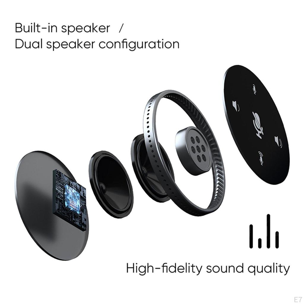 Conference Microphone, Portable USB Computer Mic, 360° Omnidirectional PC Microphone for