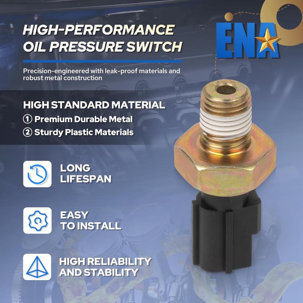 ENA Oil Pressure Sensor Switch for PS312 1S6865 1U5Z9278GA Compatible with 2001-2021 Ford Explorer Escape Ranger Transit Connect Fusion Focus C-Max