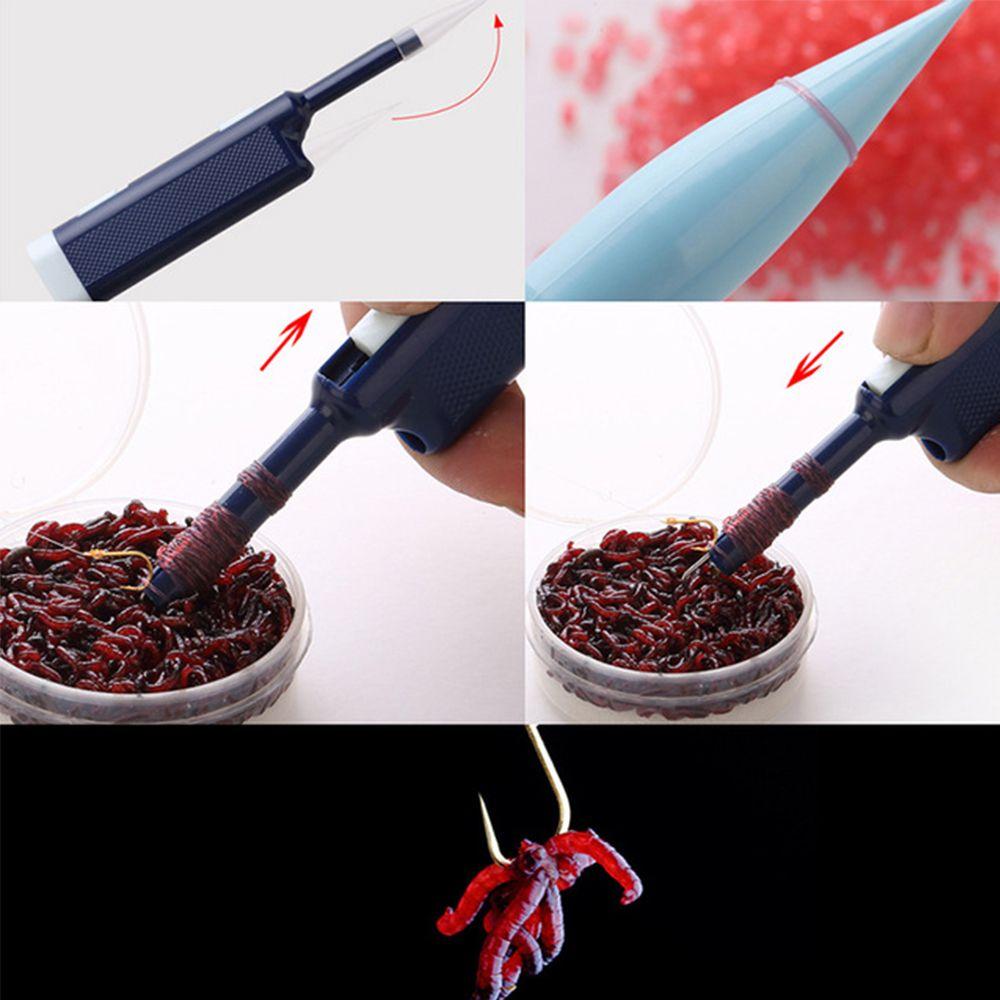 Artificial Bloodworm Bait Granulator Bloodworm Bait Red insect clip 2024 Fishing Accessories