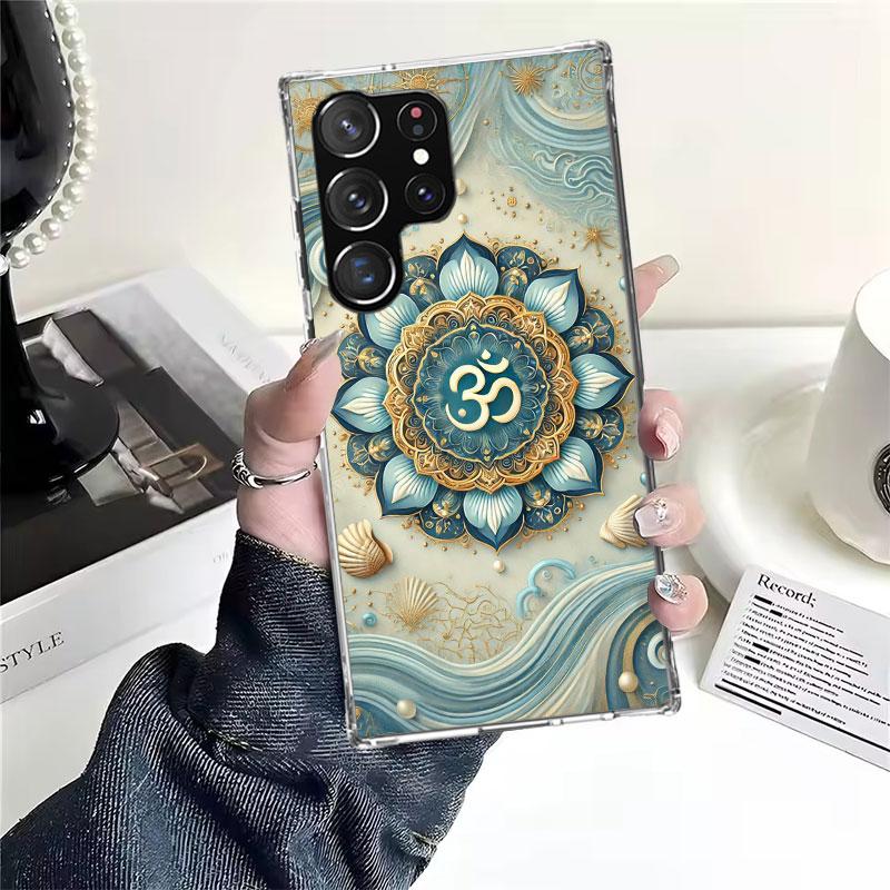 Mandala Chakra Insist Yoga Soft Phone Case For Samsung Galaxy S22 S23 S24 S25 Edge S26 Ultra S20 FE S21 Plus + Fundas Coque Gala