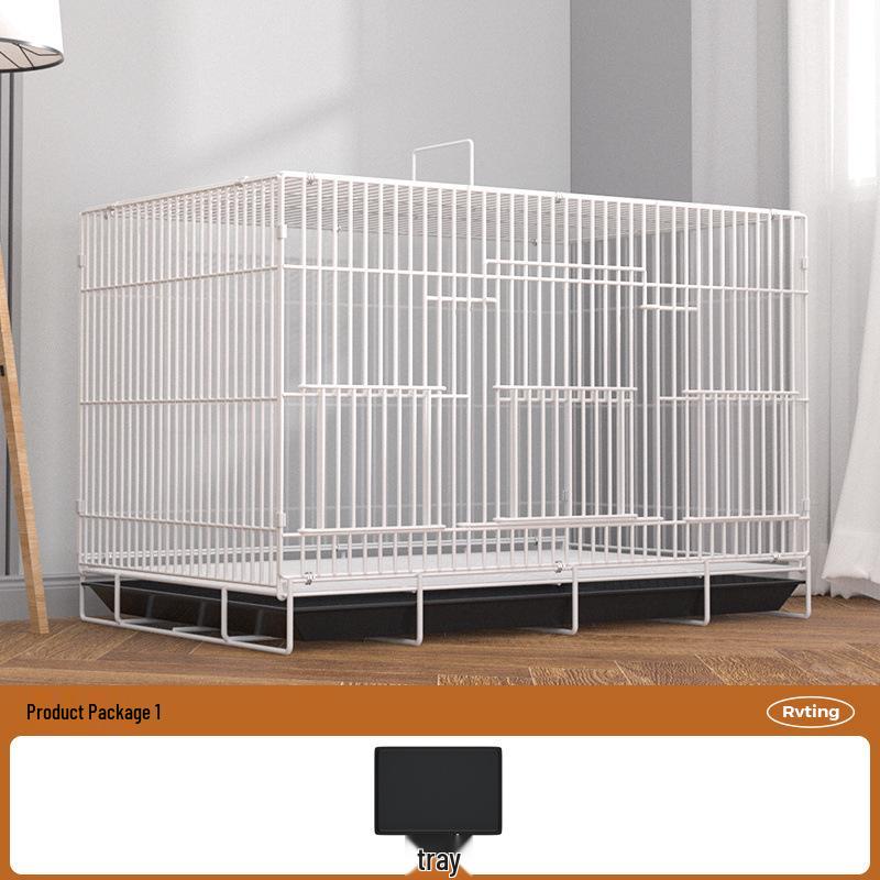 Extra Large Rabbit & Guinea Pig Cage with Toilet - Spacious for Household Pets
