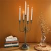 Retro Candlestick Holders Iron Metal Taper Candle Holders Decorative Candle Stands for Wedding,Dinning Home Decorations