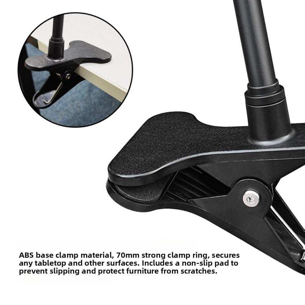 Punch-free Clip on Webcam Stand Universal Camera Holder Stand Monitor Holder Baby Monitor