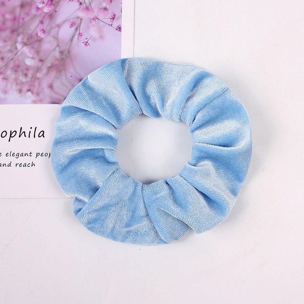 Elegant Velvet Hair Ring Scrunchie Women Girls Elastic Hair Rubber Bands Gum Accessories Tie Hair Rope Ponytail Holder Headdress