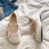 2026 Summer Retro French Bow Mary Jane Shoes: Height-Boosting Flats for Skirts