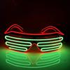 Online celebrity Bai Hui Jiang sells light-colored glasses,cold-colored glasses,the same model LED sunglasses,flashing dual-color single-color glasses